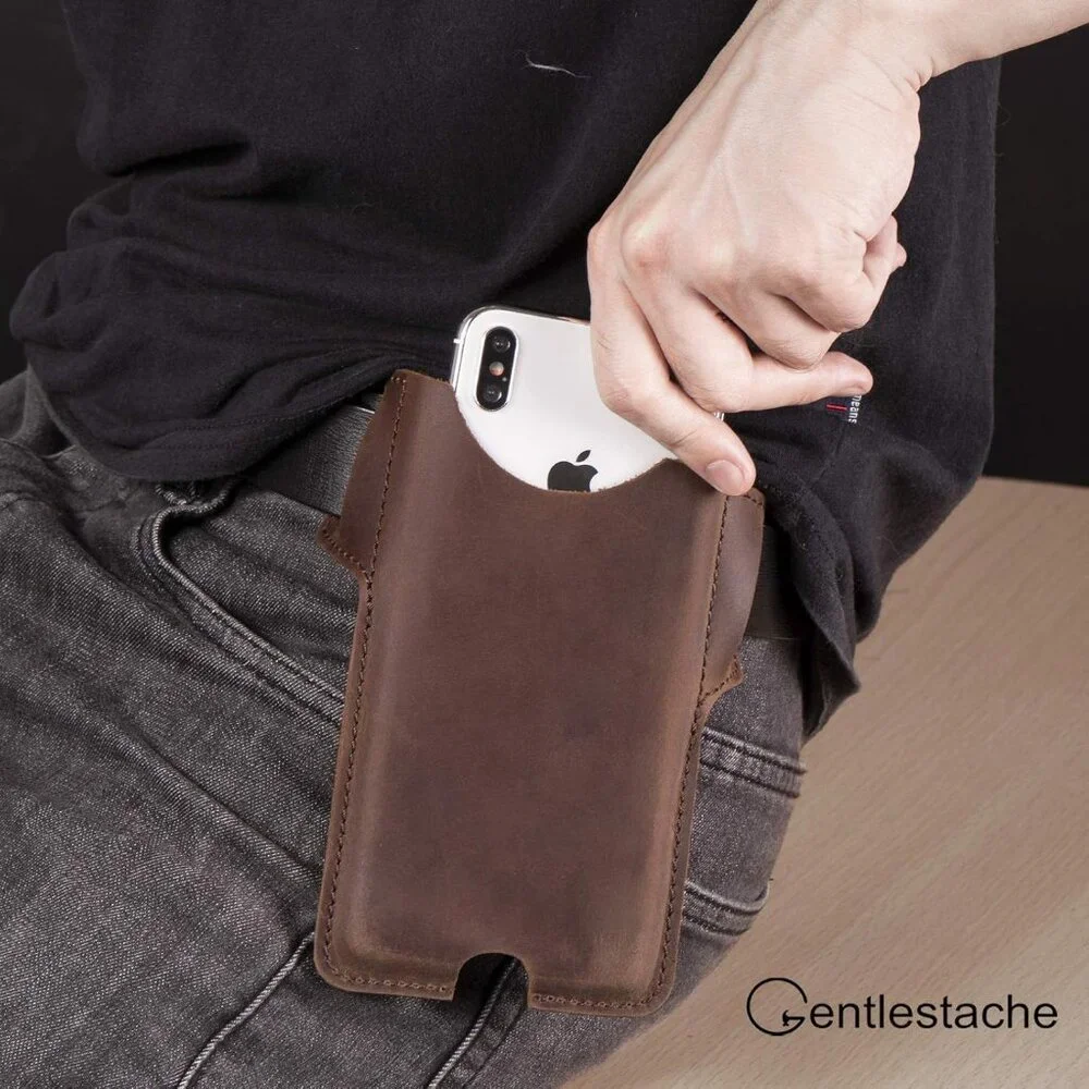 Mens Holster Waist Cellphone Loop Belt Bag Phone Pouch Wallet(1 Pack(Any Color))
